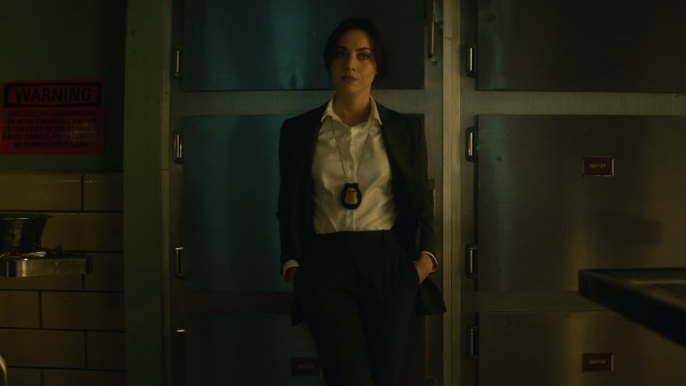 Rio Vidal (Aubrey Plaza) in Marvel Television's AGATHA ALL ALONG, exclusively on Disney+.
