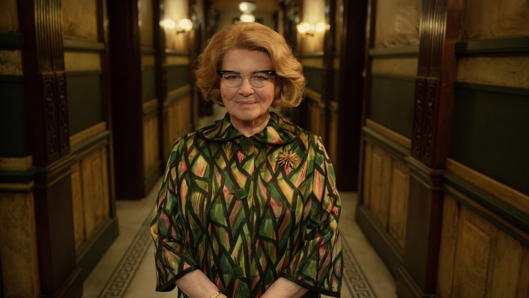 Dianne Wiest as Minnie Castavet in Apartment 7A, streaming on Paramount+ 2024. Photo Credit: Gareth Gatrell/Paramount+.