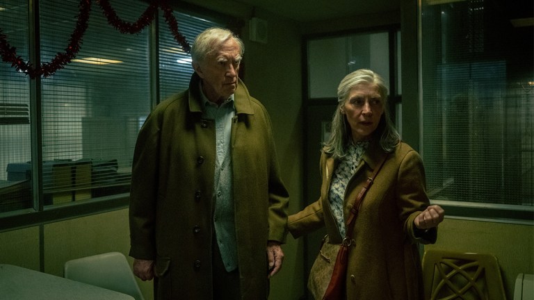 Jonathan Pryce and Saskia Reeves as David and Catherine in Slow Horses season 4 episode 6